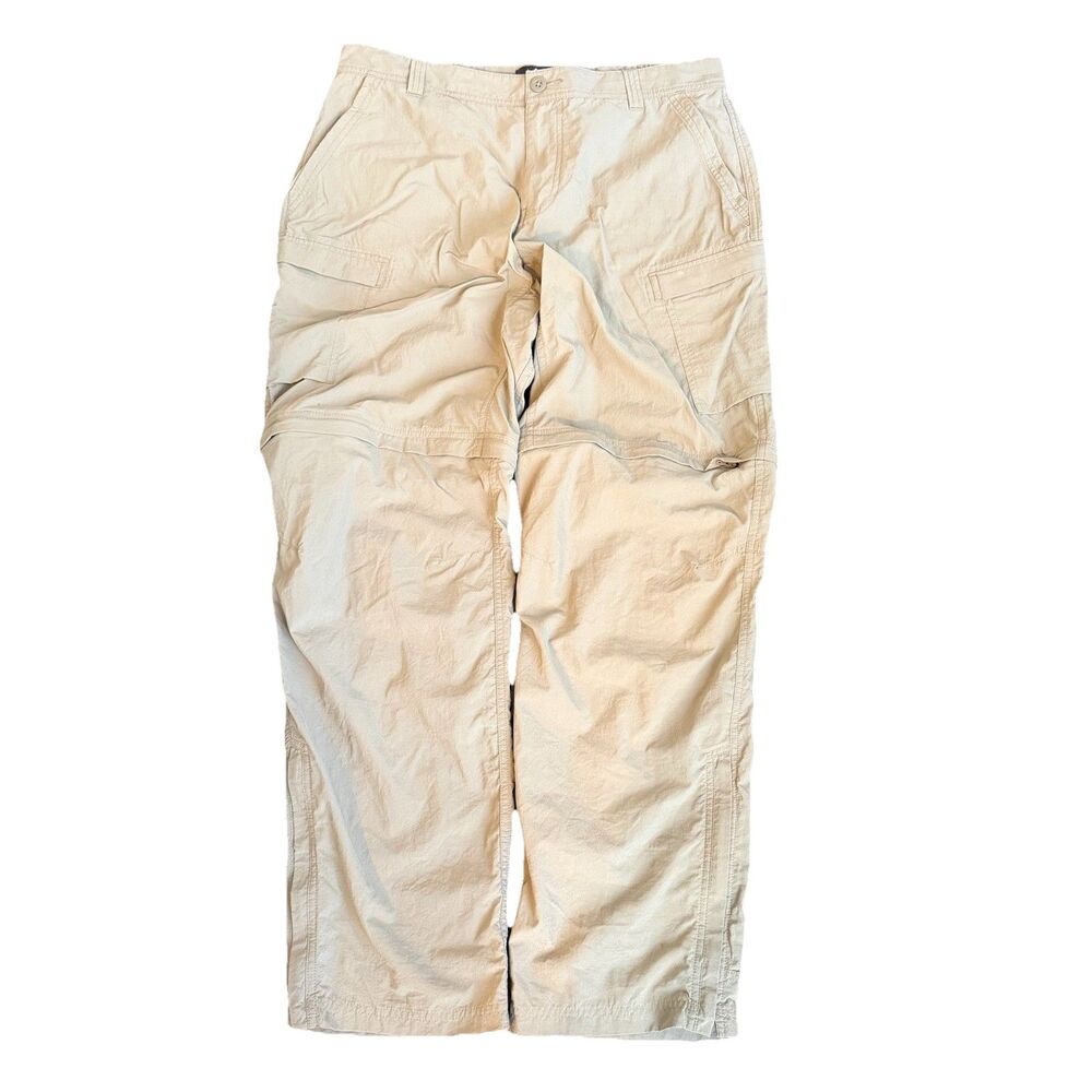 REI Co-Op Zip Off Convertible Relaxed Nylon Pants Shorts Tan Men’s Size‎ 38